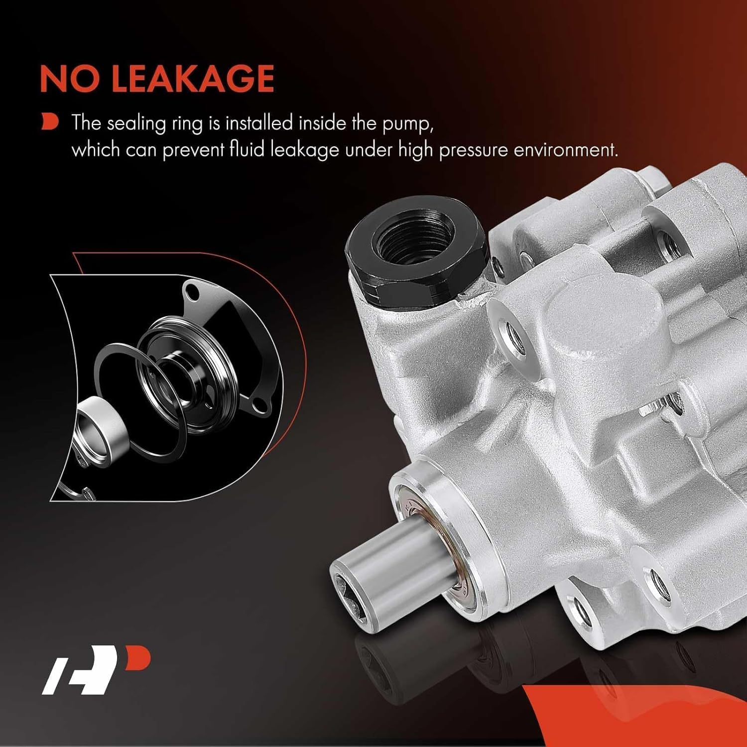 A-Premium Power Steering Pump Compatible with Saturn Sky 2007-2010 & Pontiac Solstice 2006-2009