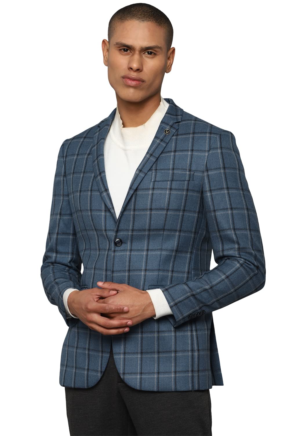 allen solly Men's Single Breasted-2 Button Slim Blazer-picture-10