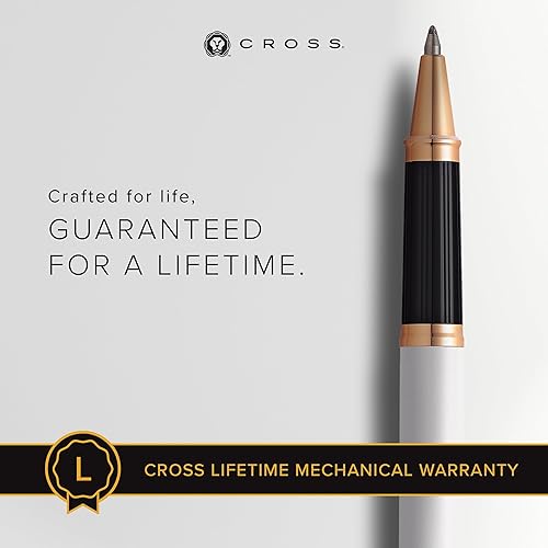 Miniatura 5 de Cross Century II - Bolígrafo de tinta de gel recargable, de punta fina, incluye caja de regalo, modelo laca blanca nacarada (Pearlescent White