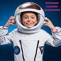 Vista 6 de Gejoy 36 pulseras de silicona para fiestas del espacio exterior, pulseras de goma de galaxia, temática espacial, sistema solar, galaxia, universo