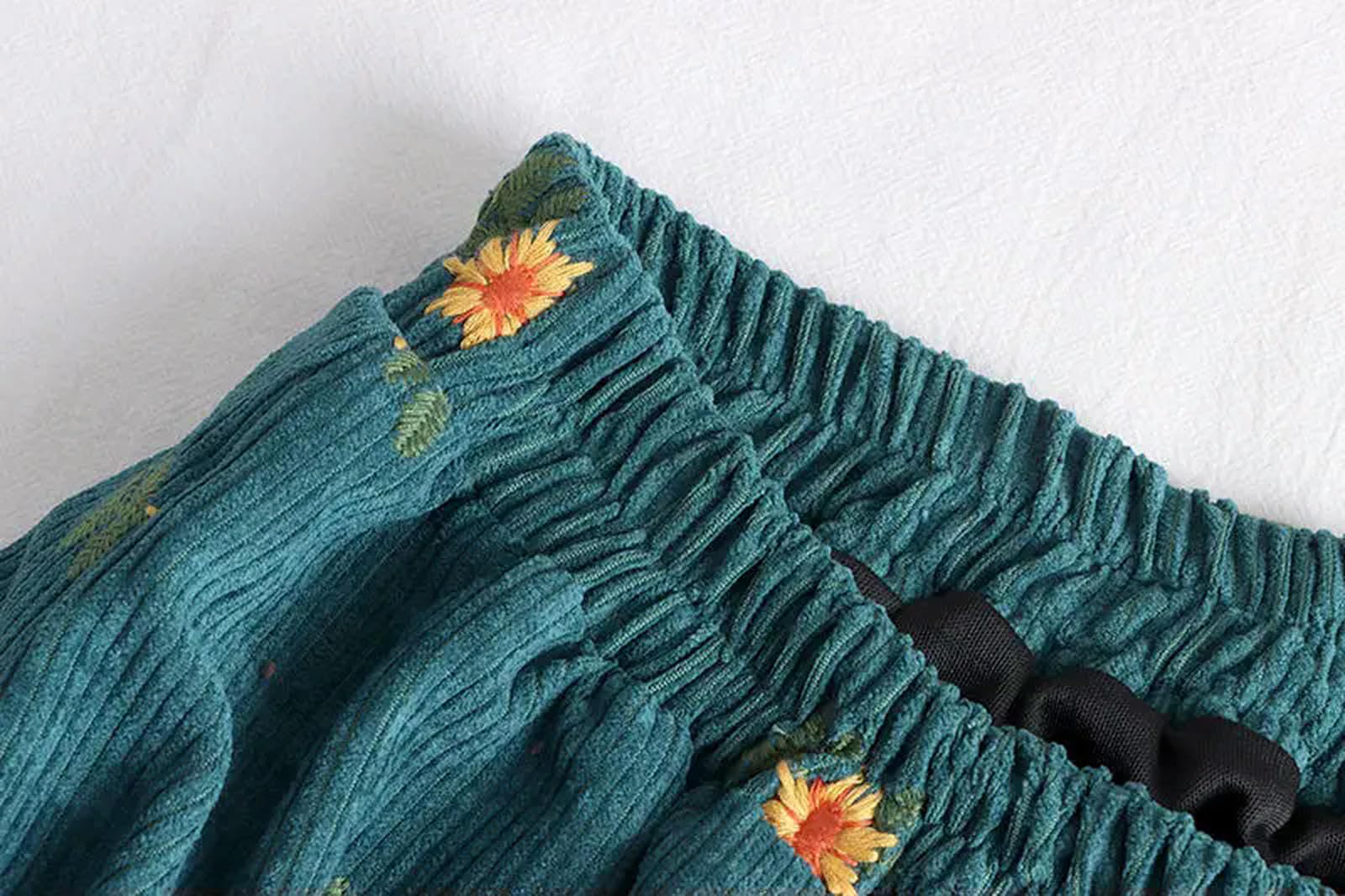 Gonna Lunga Donna Gonna Lunga A Quadri per Donna Inverno Caduta Calda E Elastica in Vita Una Linea Svasata Gonfie di Tartan Pieghettate-Verde-s
