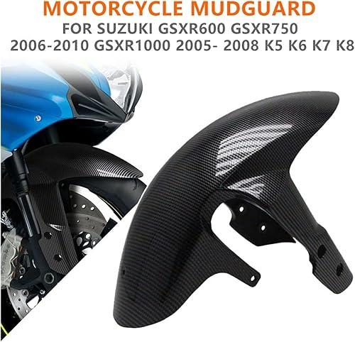 Miniatura 2 de Guardabarros trasero para motocicleta compatible con Suzuki GSXR 600 GSX-R 750 2006-2010 GSX-R1000 05-08 K5 K6 K7 K8 ABS fibra de carbono Color
