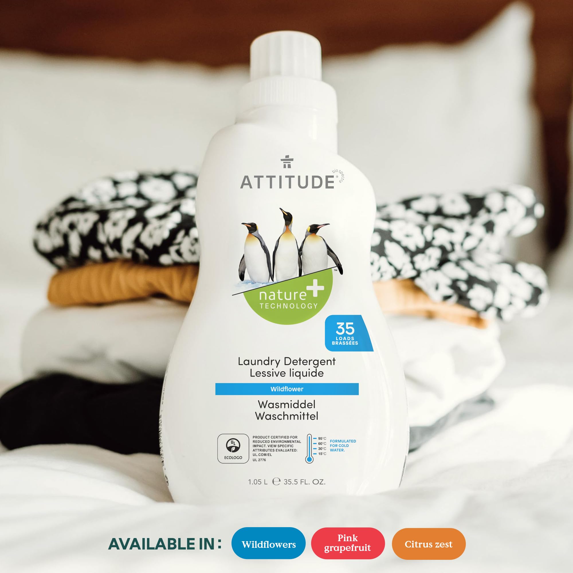 Liquid Laundry Detergent, EWG Verified Laundry Soap, HE