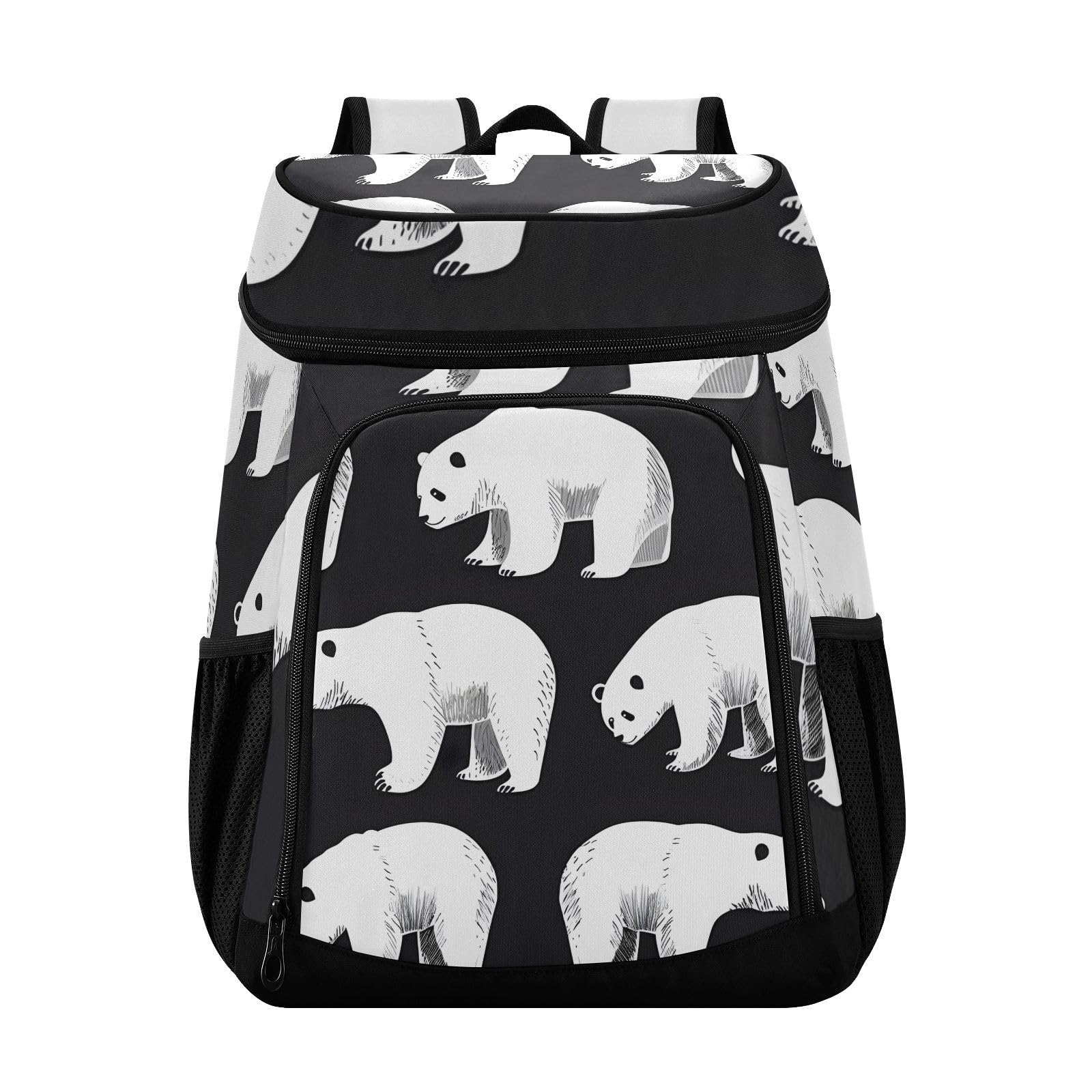 Polar Bear Cooler Backpack Cooler Insulated Leak Proof Lunch Backpack 36 Cans Waterproof Soft for Men Women Picnic Hiking Camping Beach