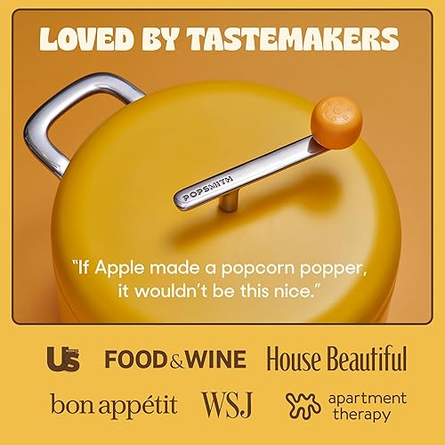 Miniatura 6 de Popsmith Máquina de palomitas de maíz en mantequilla, máquina de palomitas de maíz de 6 cuartos de galón, máquina de palomitas de maíz de acero