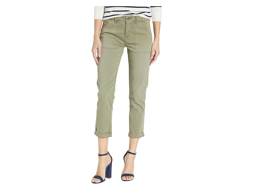

Lucky Brand Boyfriend Battlefield Utility Pants (Battlefield Olive) Women's Casual Pants
