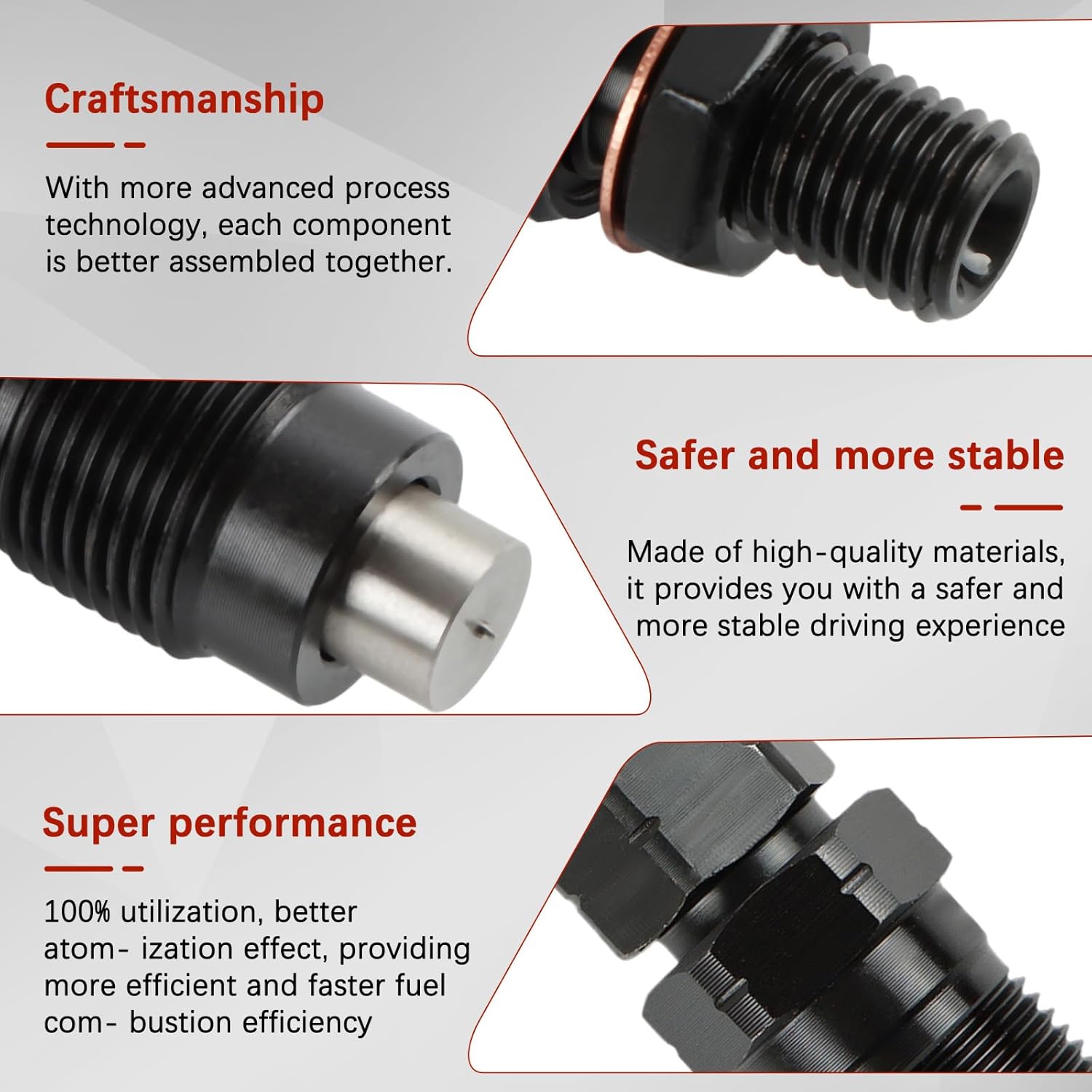 3pcs New Fuel Injectors Injector 3TNM72 119515-53001 Fits for Yanmar 3TNM72 Engine Diesel Engine Fuel Injectors Automotive Replacement Part Sets