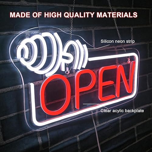 Miniatura 8 de Lucunstar Guantes de boxeo con luces de neón, luz LED rosa y azul, guantes de boxeo para decoración de pared de gimnasio, guantes de boxeo luz de