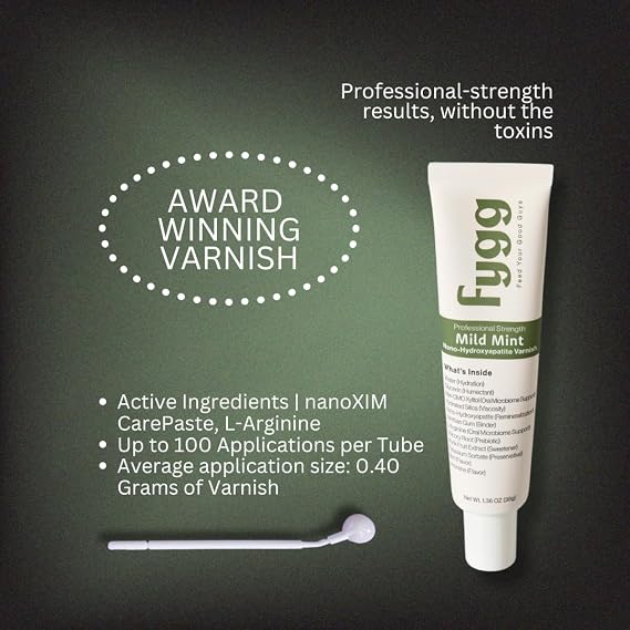 Fygg Nano-Hydroxyapatite Dental Varnish, Mild Mint Flavor