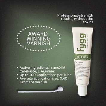Fygg Nano-Hydroxyapatite Dental Varnish, Mild Mint Flavor