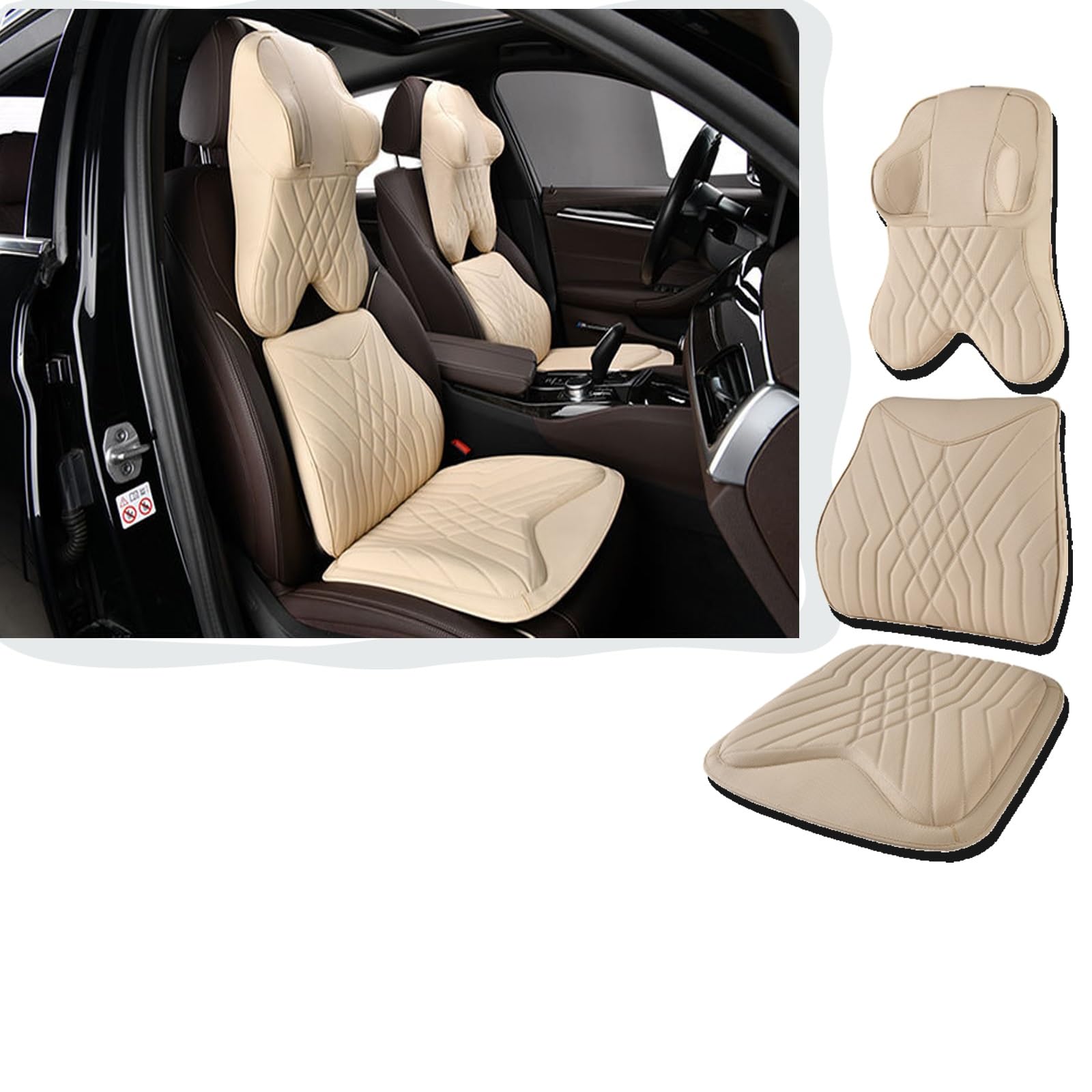 Amazon | に適用 テスラモデル(Tesla) 3 2019-2022 車 シートカバー 軽 