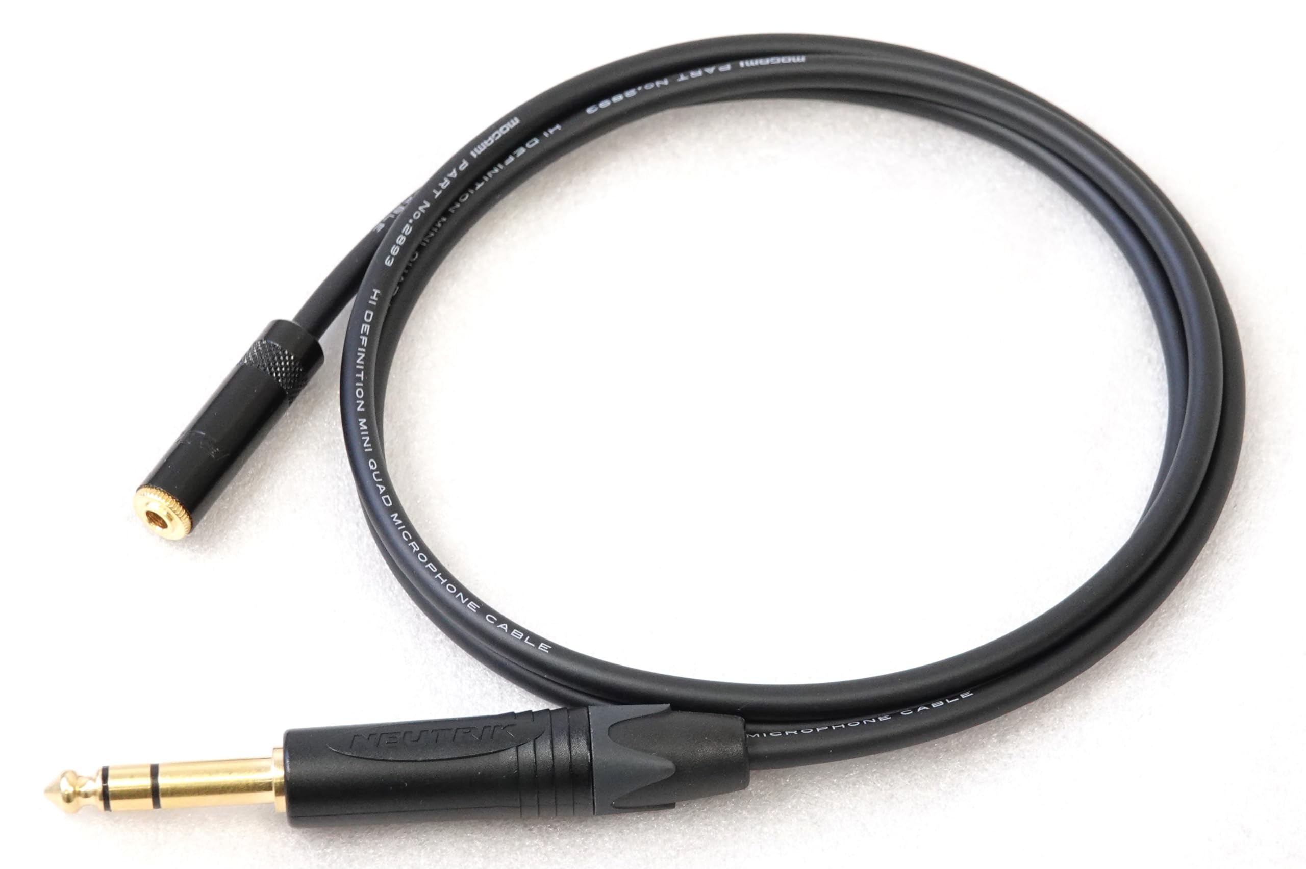 Amazon.co.jp: MOGAMI Mogami 2893 Stereo Mini Extension Cable