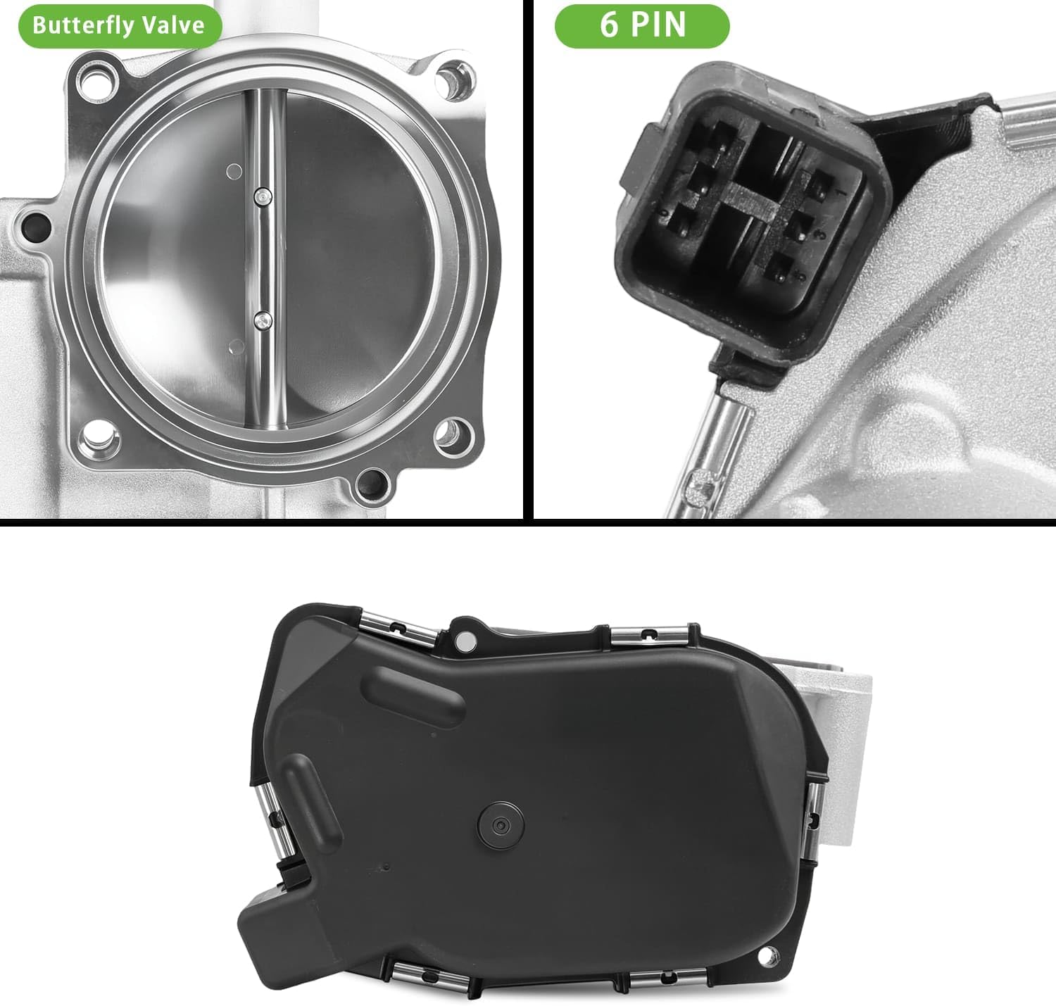 Electronic Throttle Body with TPS Sensor Compatible with BMW X5 X3 Z4 128i 328i 328xi 528i 528xi 2.5L 3.0L 4.4L 13547556118 67-5003 S20074 TB1115 408242002008Z A2C53356722 13547597881 A2C82999400