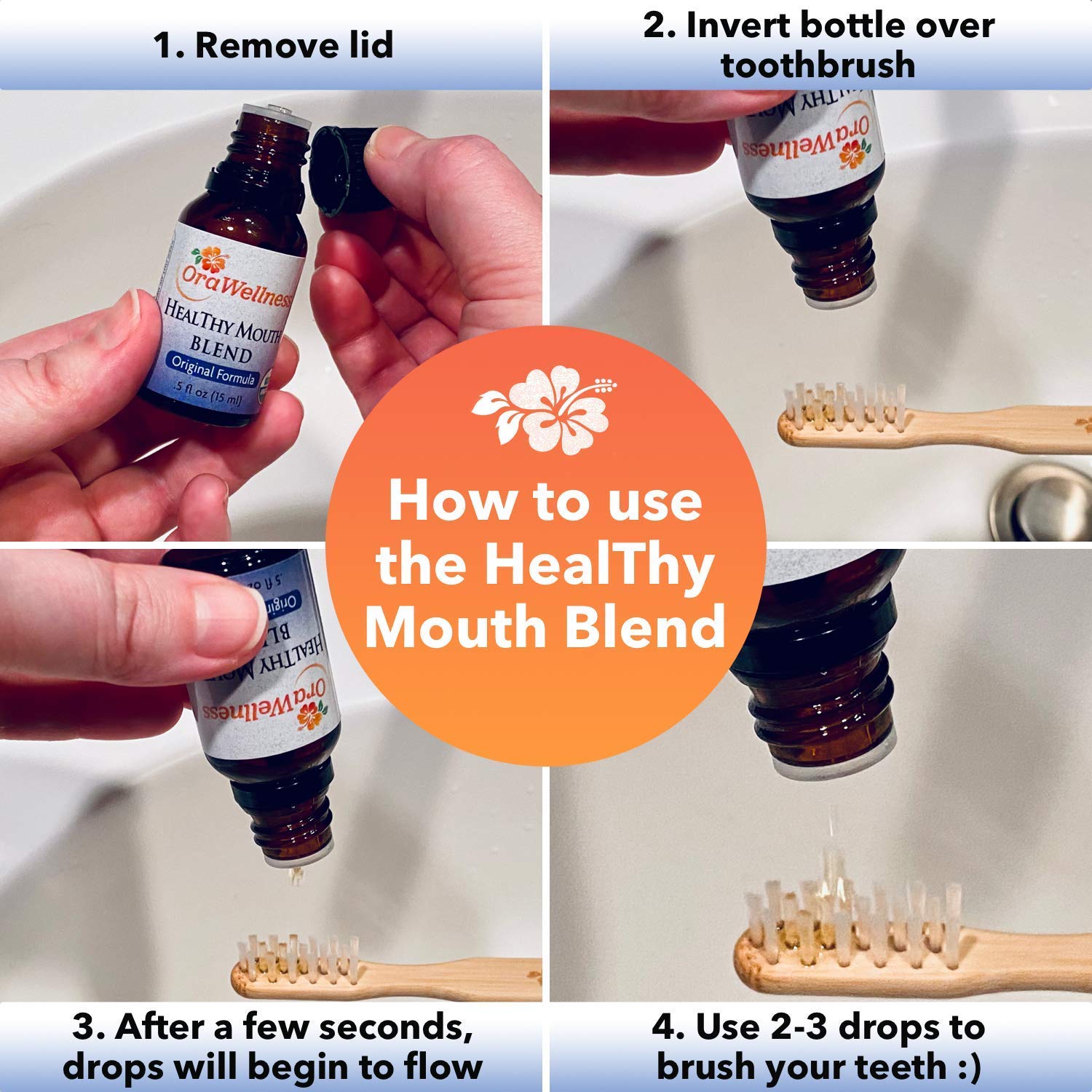 OraWellness Healthy Mouth Blend Organic Toothpaste & Mouthwash