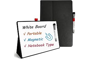 Portable 12 x 9 Inch Travel Dry Erase Board for Kids