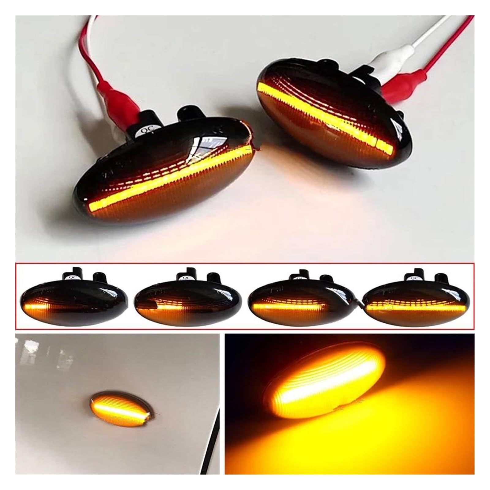 Clignotant LED Feux De Position Latéraux Lampe Clignotante Pour Citroën Berlingo Xsara Picasso Jumpy Elysee Crosser Expédition C1 C2 C3 C4 C5