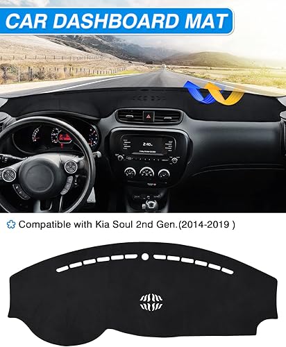 Miniatura 10 de Cartist Funda para salpicadero compatible con Ford F-150 F150 1997-2003, alfombrilla antideslizante para protector solar