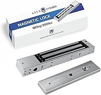Vista 9 de Mag Lock 396.8 lbs / 350 libras de bloqueo magnético de fuerza 12/24 V, indicador LED, NO/NC incluido con soportes L y Z