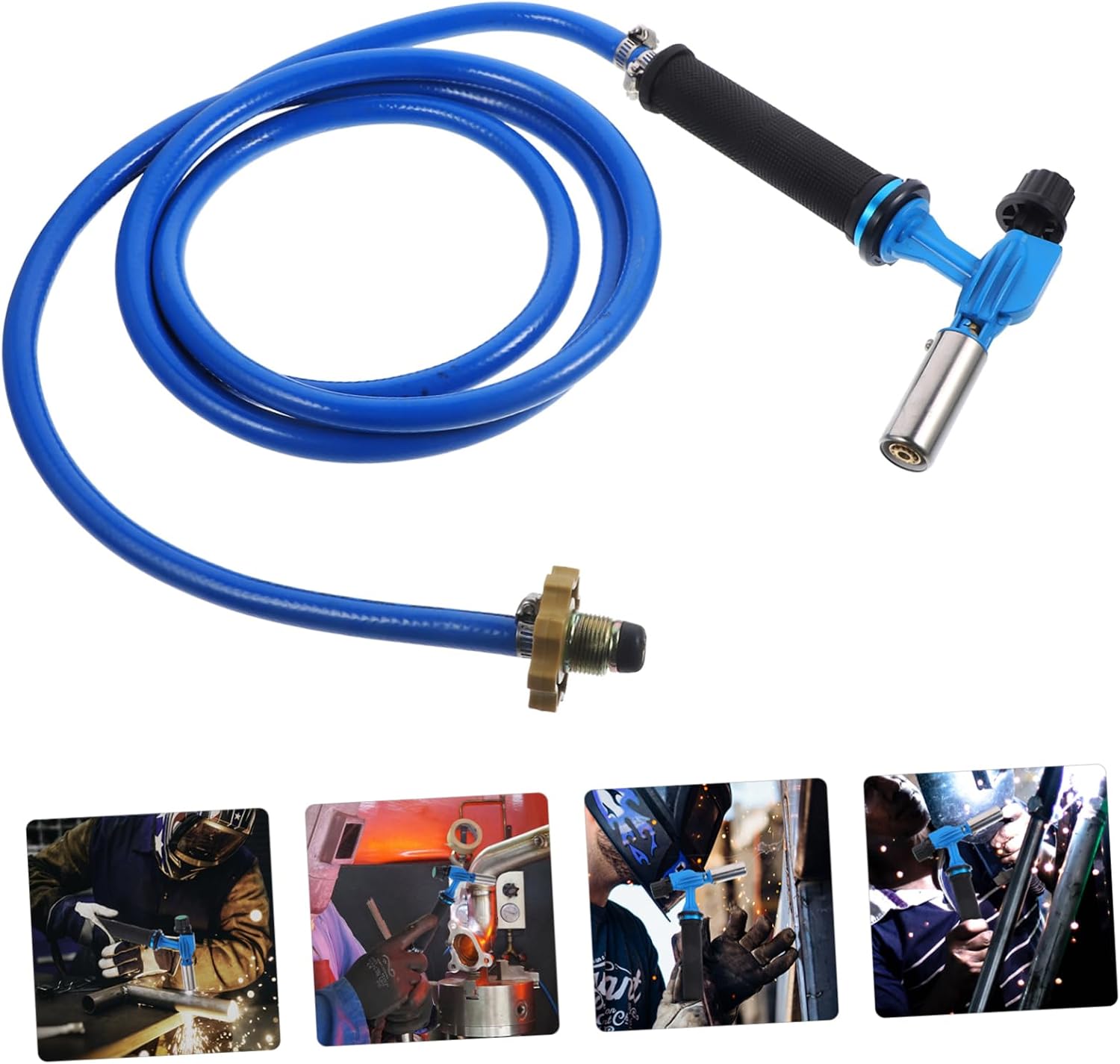 Mikikit Soldering Torch Liquefied Gas Welding Gun High Temperature Flame Non-slip Grip