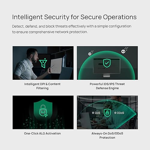 Miniatura 6 de TP-Link ER707-M2  Enrutador Omada Multi-Gigabit VPN  Puertos WAN duales de 2.5 Gig  Alta capacidad de red  Firewall SPI  Omada SDN integrado