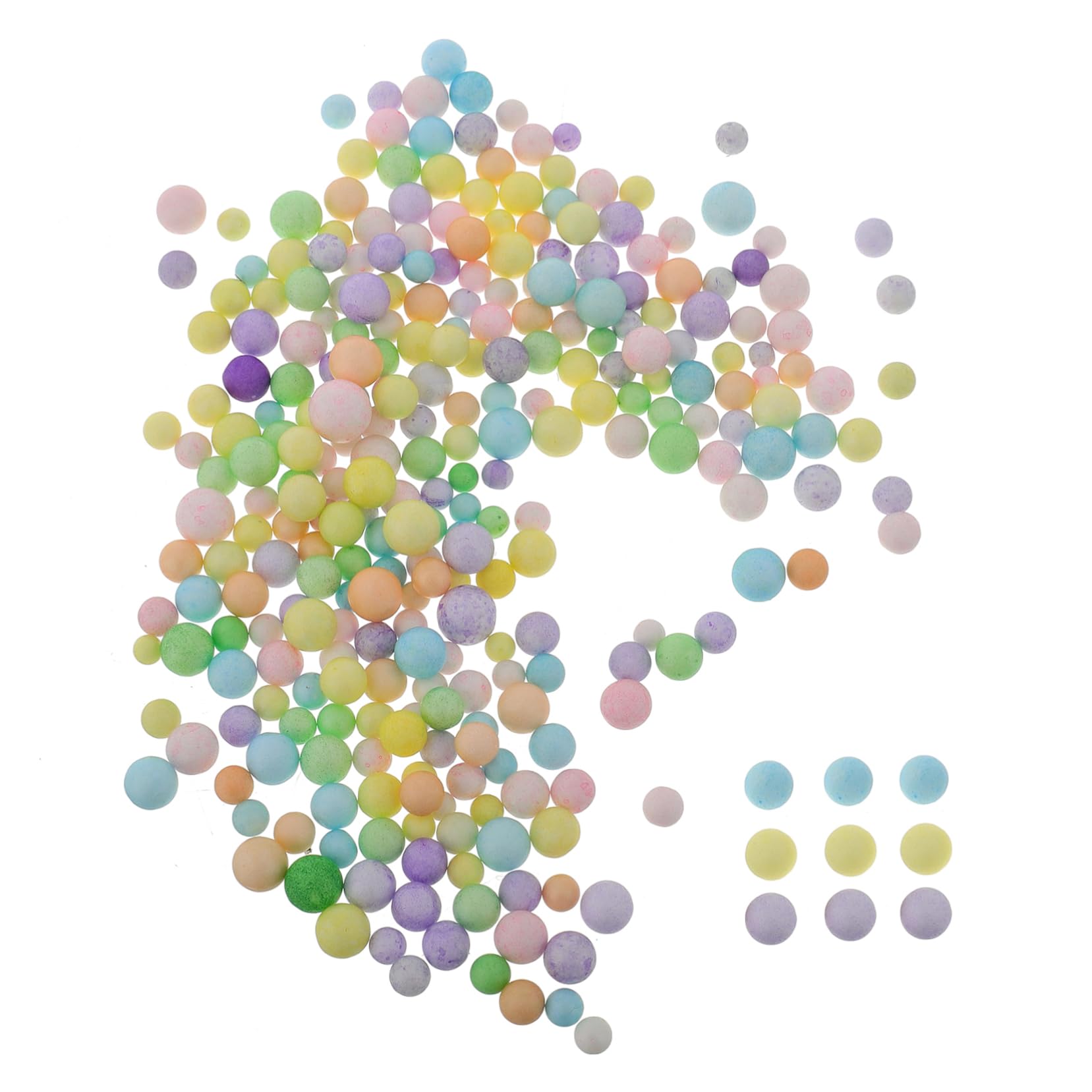 Sosoport Comfortable Sofa Filling Bean Bag Chair Filling Beads Pillow Filler 100g Foam Beads Mini Foam Balls for Decorations