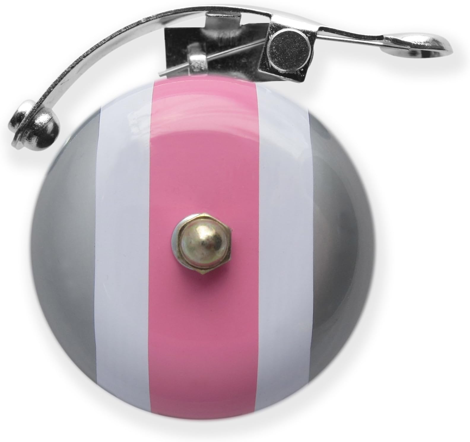 Luvelo Pink Racing Stripe Bicycle Bell