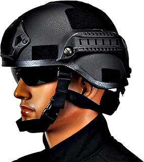 T.D.Well サバゲーヘルメット タクティカルヘルメット MICH 2000 SWAT 特殊部隊 ミリタリー ヘルメット ブラック