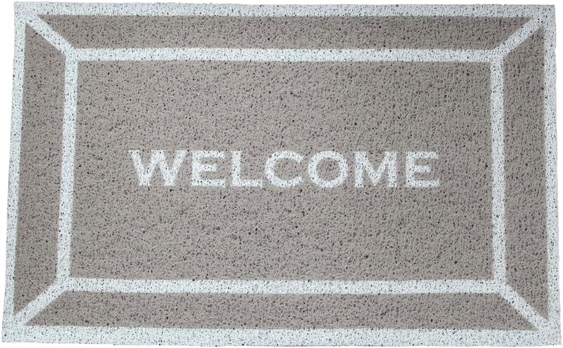 Amazon｜ベストコ 玄関マット 40×60cm アーバンウッドウェルカム 泥落とし 水洗いOK エントランスマット ND9927｜玄関