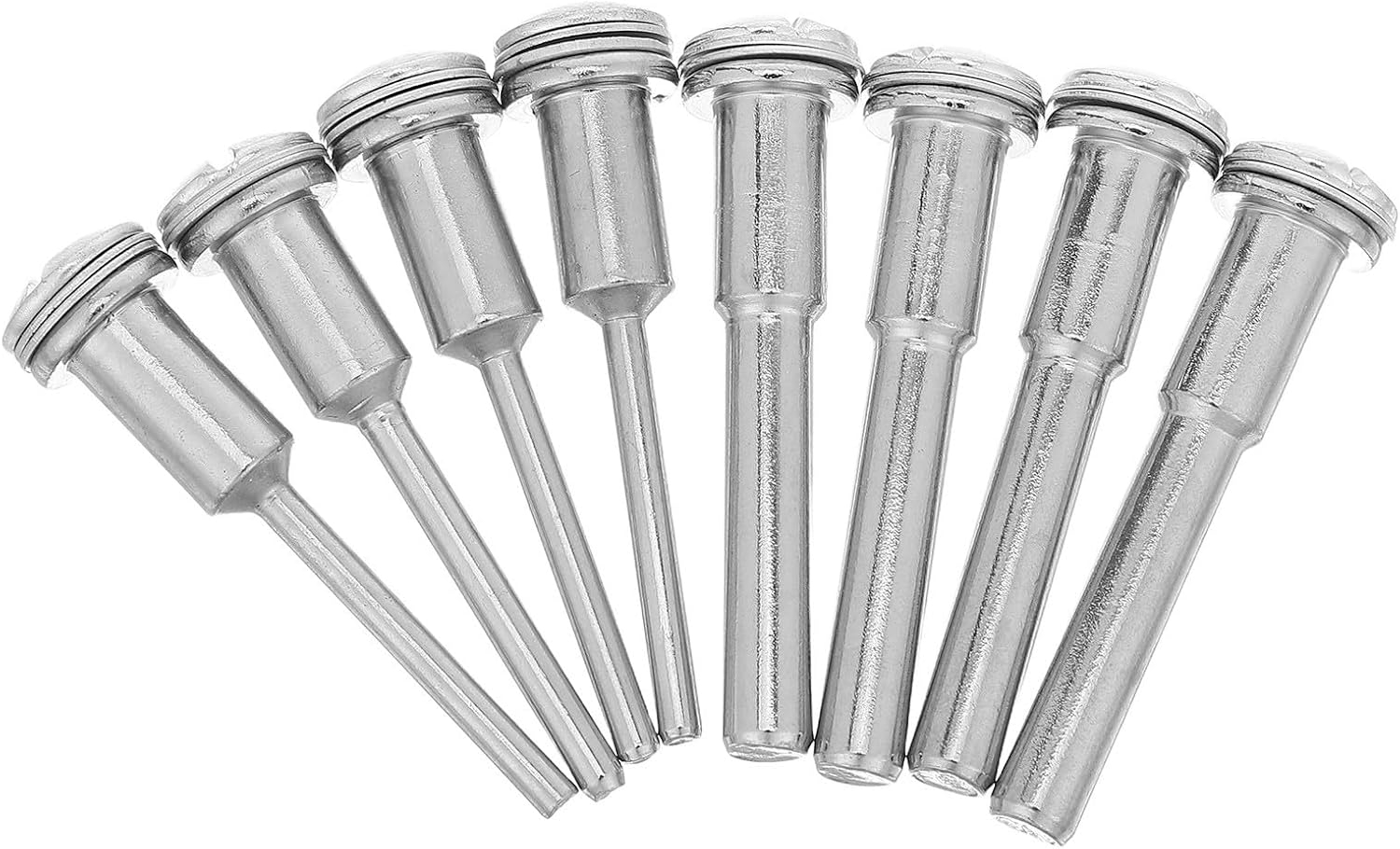 8pcs Cut-off Wheel Mandrel Holder Adapter Compatible with High Speed Steel Saw Blades, 3.175mm and 6mm Shank, Rotary Tool Connecting Rod for DIY and Crafting Metal Cutting