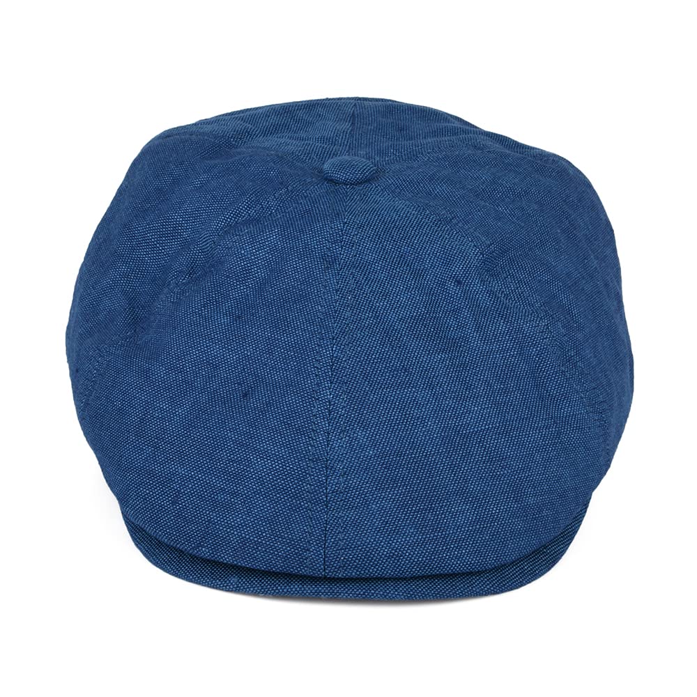 Failsworth Casquette Gavroche en Lin Irlandais Hudson Anthracite