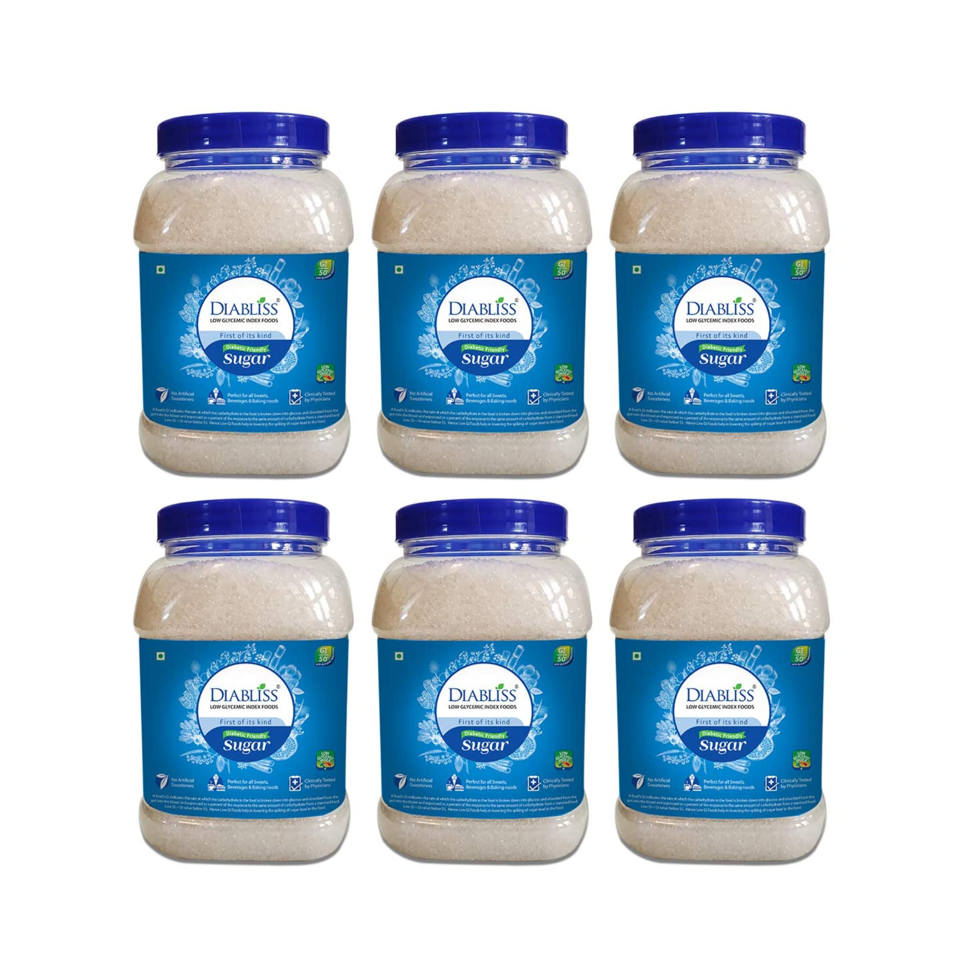 Diabliss Diabetic Friendly Herbal Cane Sugar - Free from Chemicals/Artificial Sweeteners - Low Glycemic Index (GI) - 1Kg Reusable Jar (6) (B08KRHBRYM) Amazon Price History, Amazon Price Tracker