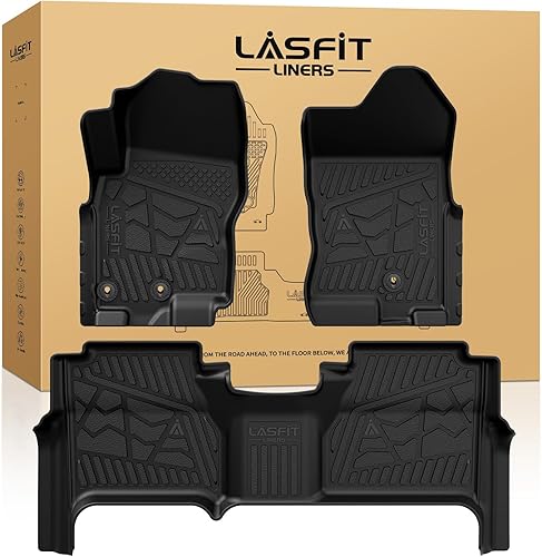 Miniatura 56 de LASFIT Alfombrillas para automóvil, para todo tipo de clima, elastómero termoplástico personalizable, fácil de limpiar, resistente, no se doblan