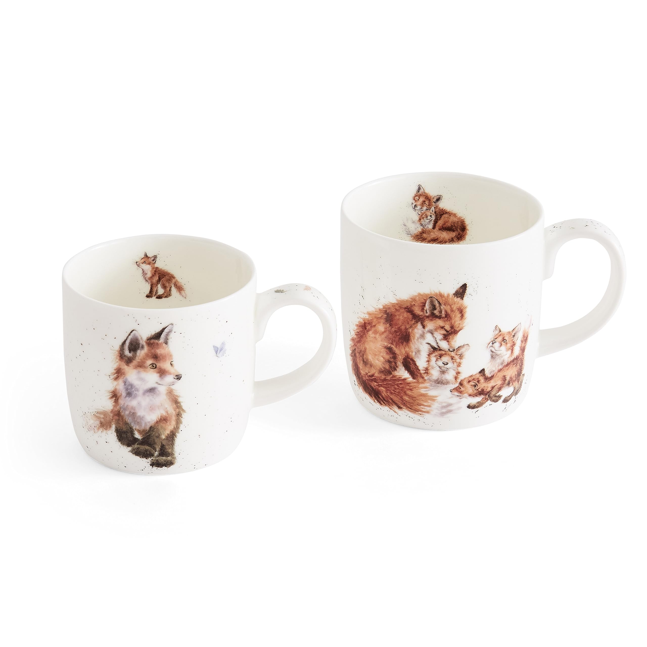 Wrendale Designs Geschenk-Set für Eltern und Kinder, Füchse, in Geschenkbox