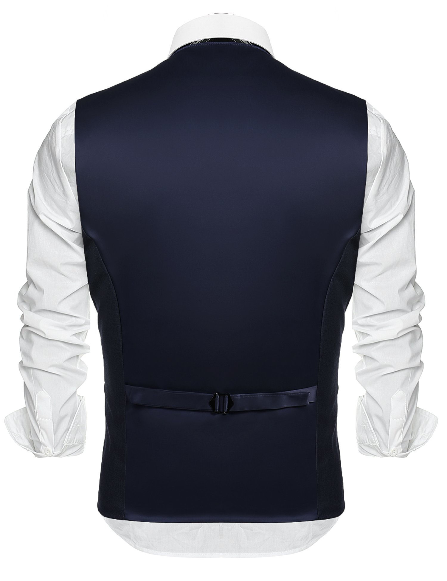 COOFANDY gilet da uomo gilet con scollo a V elegante casual da sposa smoking gilet gilet da uomo slim fit