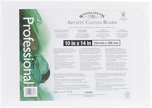 Miniatura 9 de Winsor & Newton Tablero de lienzo de artista, 16 x 20 pulgadas, blanco