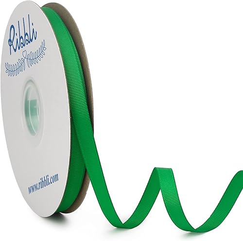 Miniatura 8 de Ribbli Cinta de grogrén negra, 1-12 pulgadas x 25 yardas, uso para lazos de bricolaje, accesorios para el cabello, envoltura de regalos,