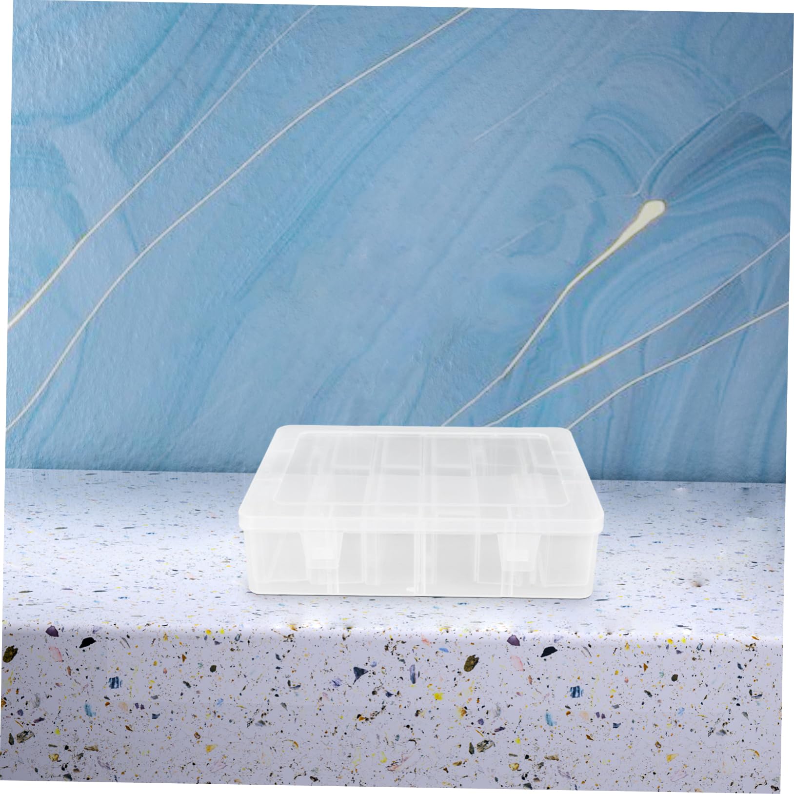 Cajas De Almacenamiento Transparentes Pequeñas Para Cuentas y Joyería Contenedores Para Manualidades Con Tapa De Plástico Para Organizar Artículos Pequeños