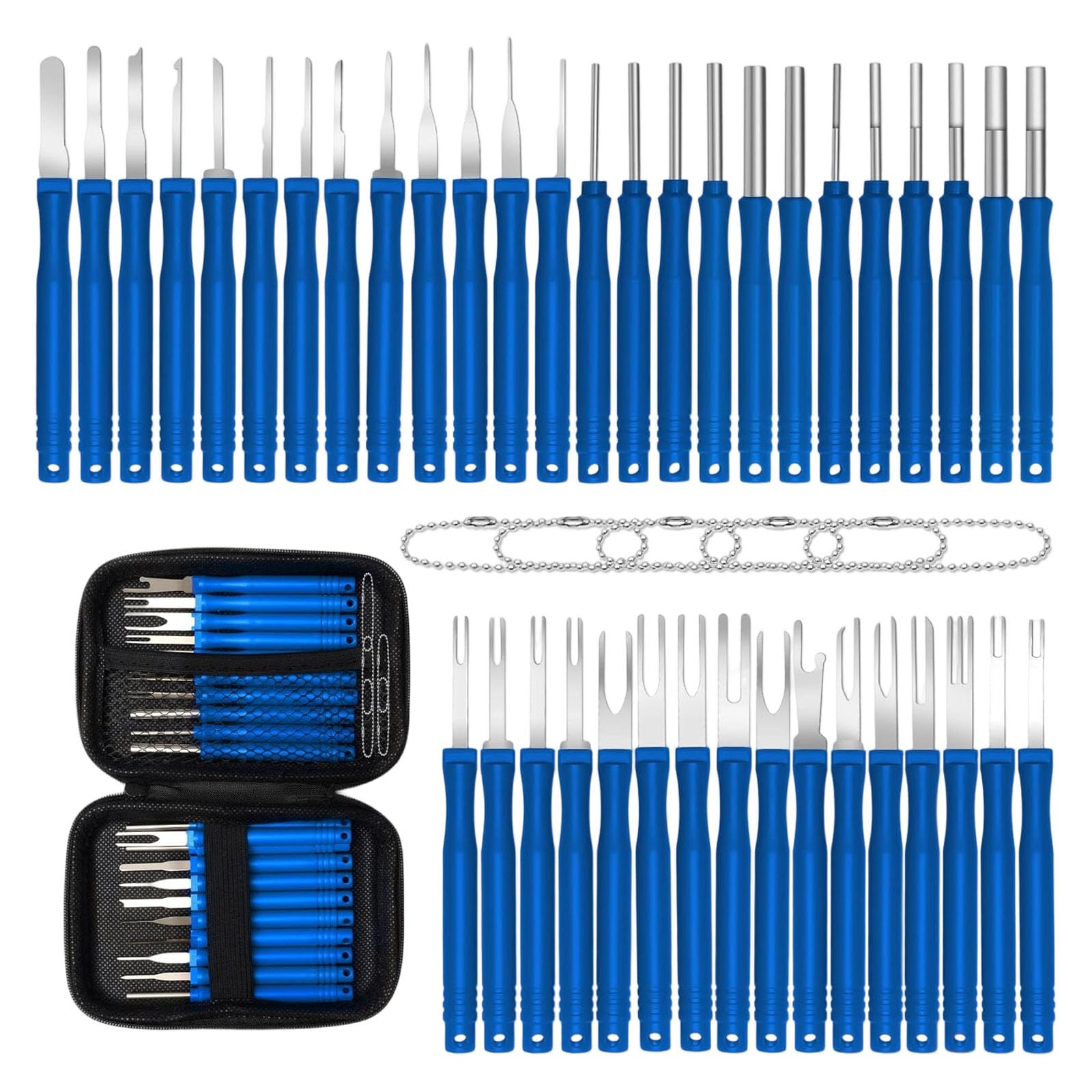 BWANGIAO Professional Automotive Terminals Pin Removal Tool Aircraft Plugs Pin Extractor for Car Connector & Wire Harness Repair