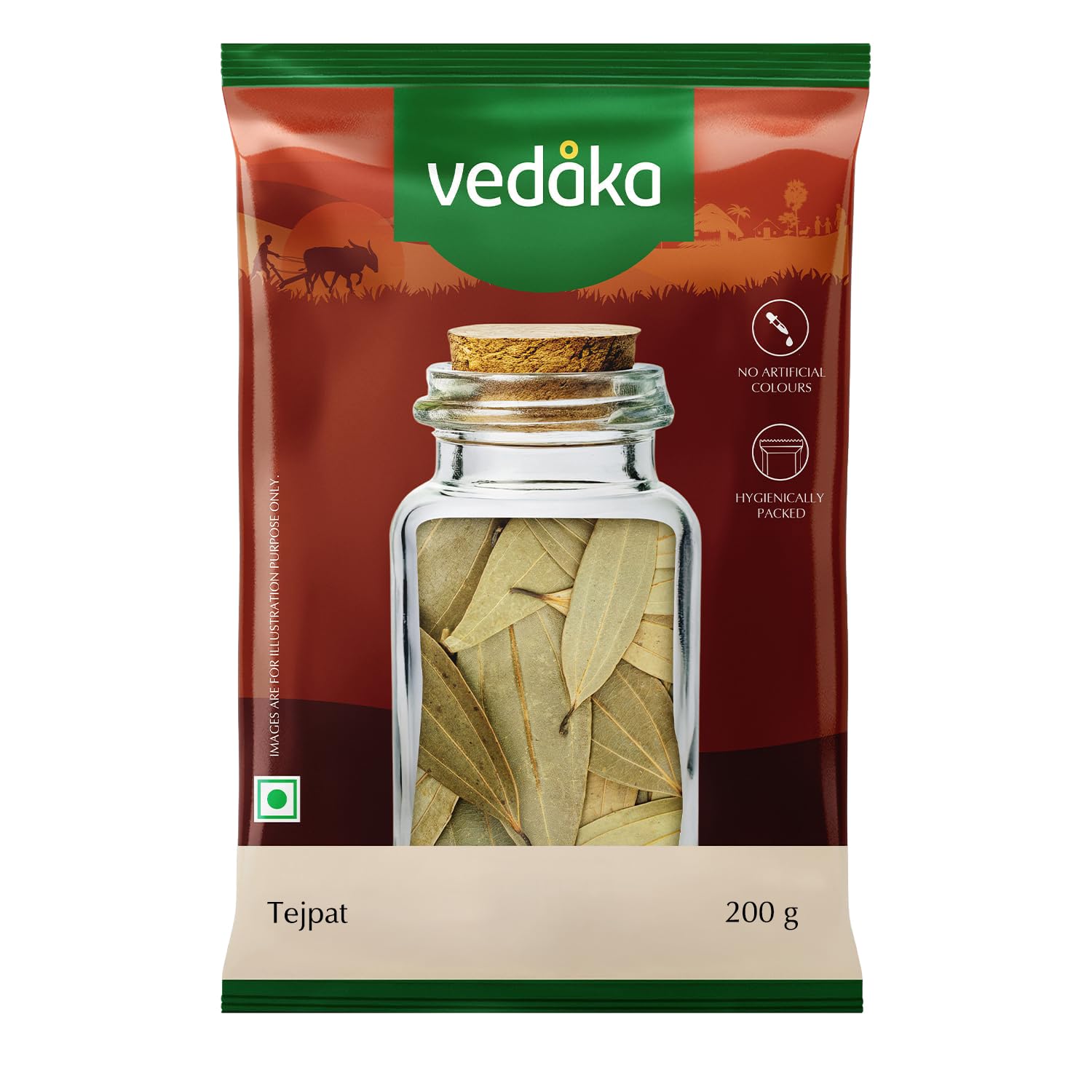 Amazon Brand - Vedaka Tejpat | 100 G | Dried Whole Leaves