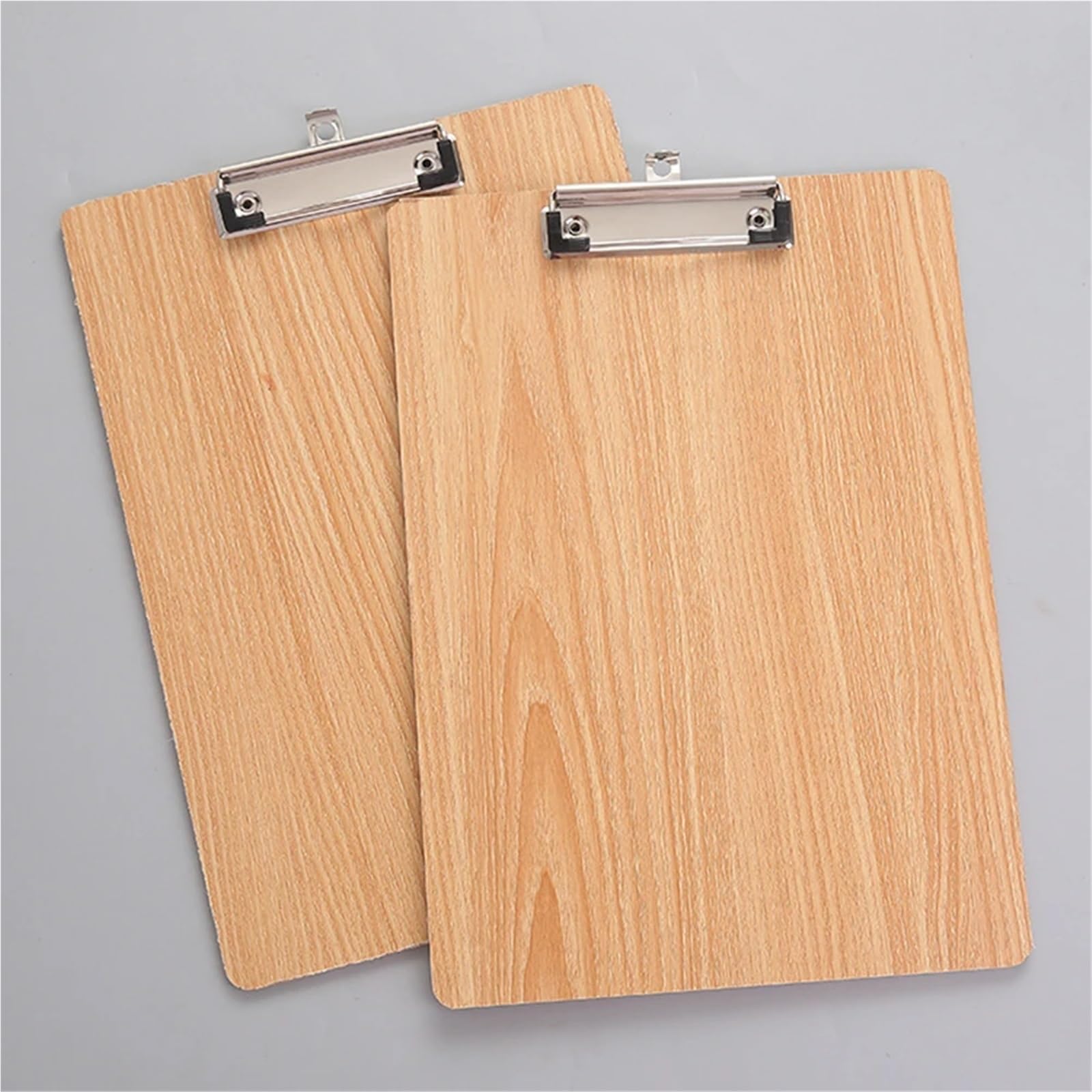 Portablocchi 2 pezzi di formato A4 in legno for appunti, for, cancelleria for ufficio e scuola, con porta carta foro for appendere