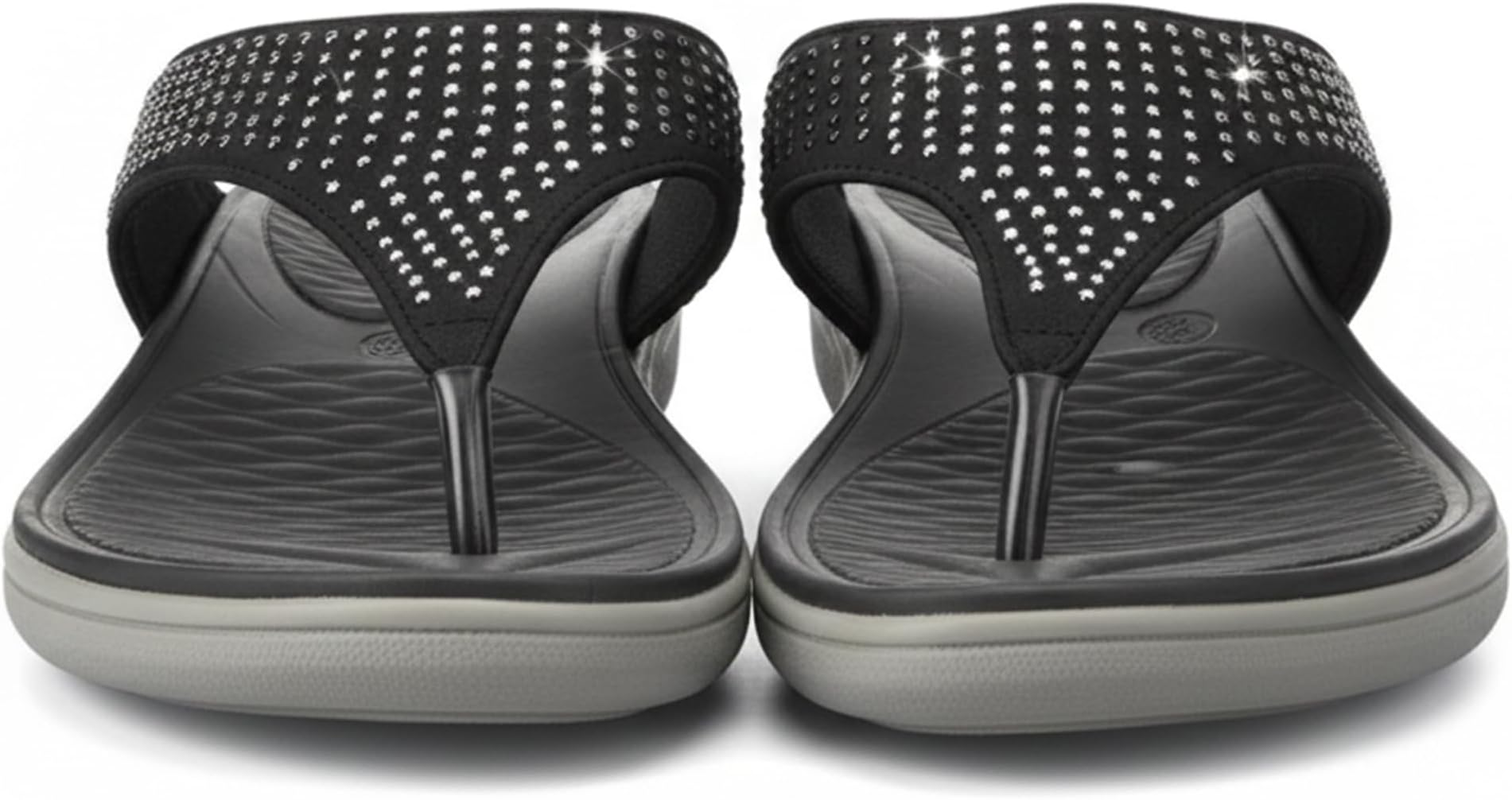 Flats Sandals for Women,Summer Comfortable Dress Thong Slippers with Anti-Slip Sole, Lightweight Platform Flat for Daily Wear, Beach,Office, Travel & Casual Outings