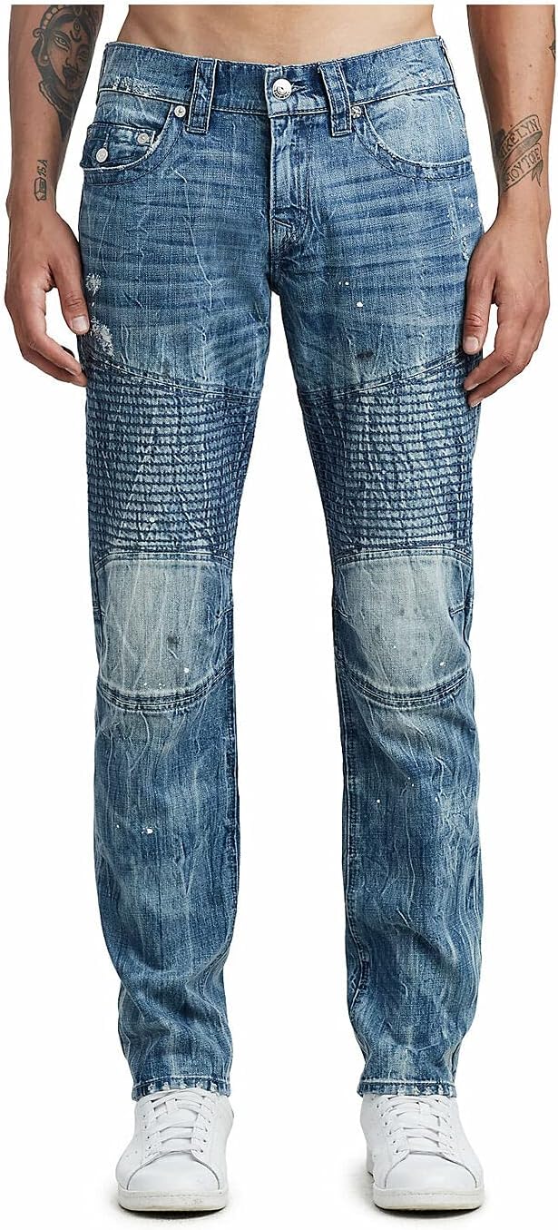 True Religion Men's Slim Moto Jean
