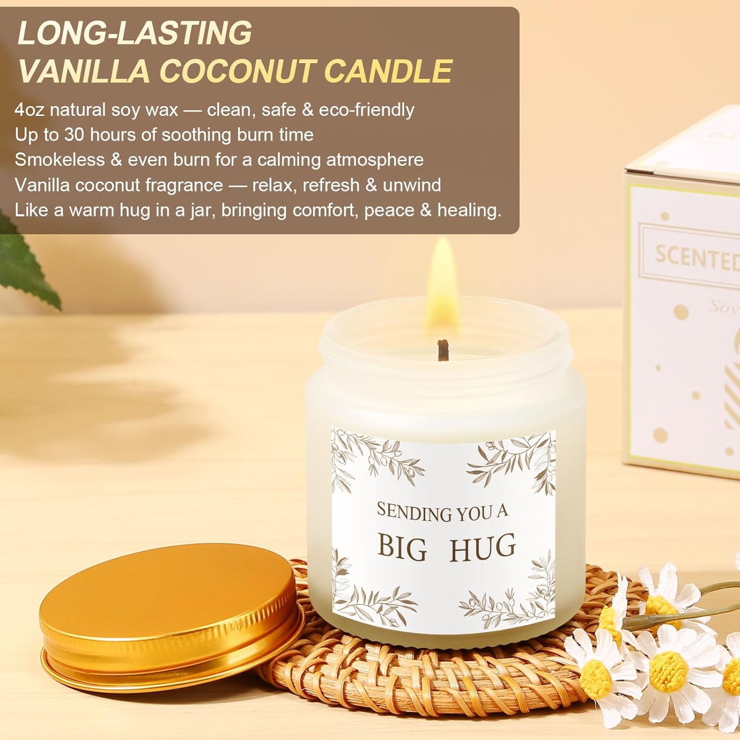 Get Well Soon Gift Baskets for Women Self Care Gifts, Spa Care Package After Surgery Inspirational Thinking of You Sympathy Gifts,Christmas Birthday Gift for Women Friends Mom Sister Grandma