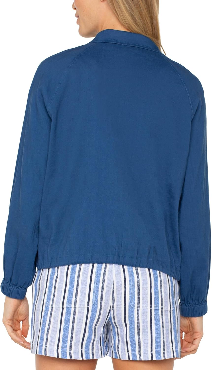 Liverpool Womens Raglan Sleeve Jacket With Cinch Hem - Image 2