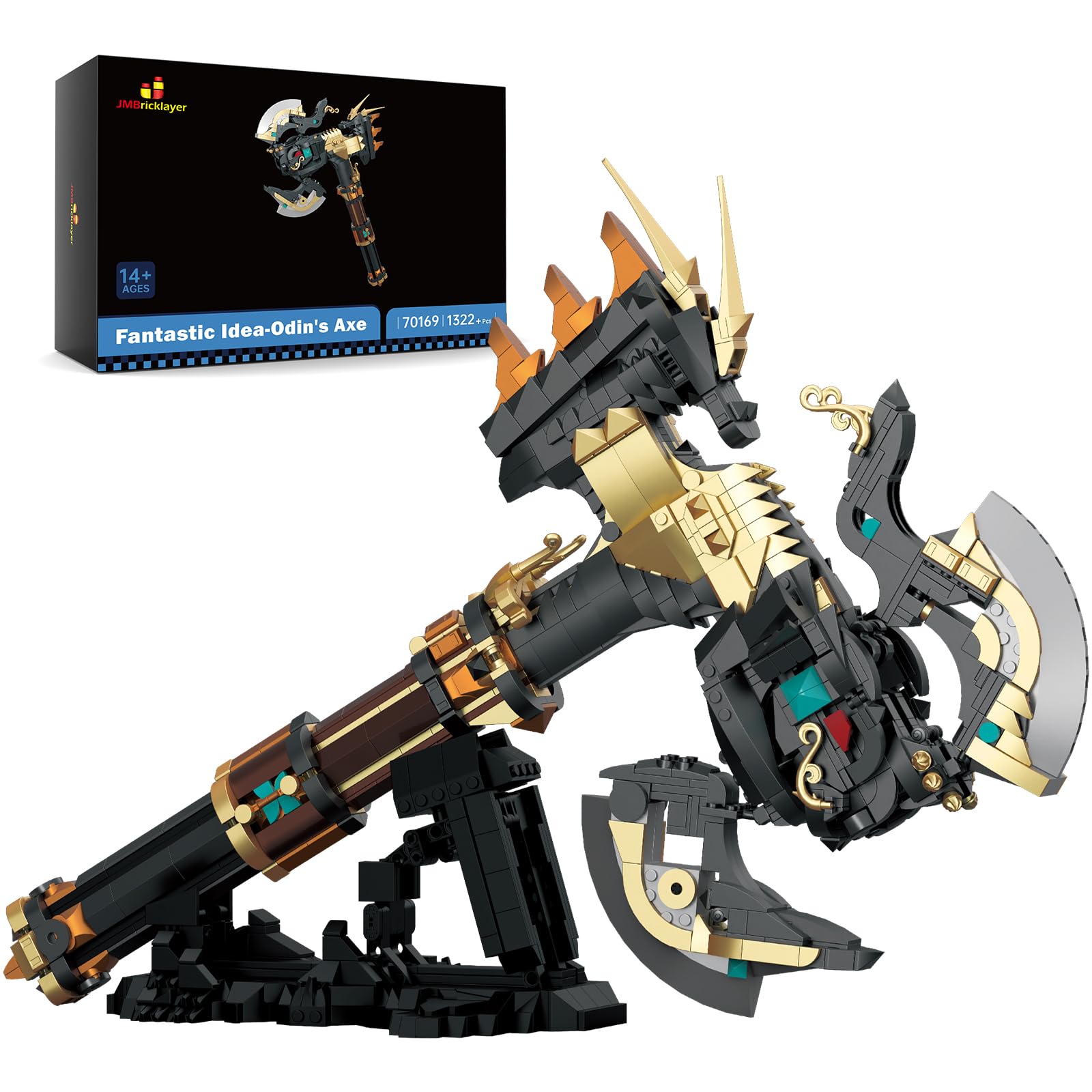 Amazon.com: JMBricklayer Axe Weapon Building Blocks Set 70169