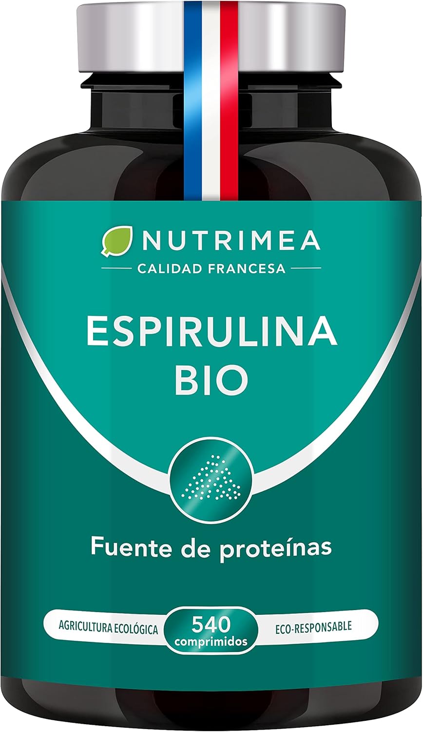 Nutrimea Espirulina Premium BIO 540 Comprimidos 6 Meses Vegano