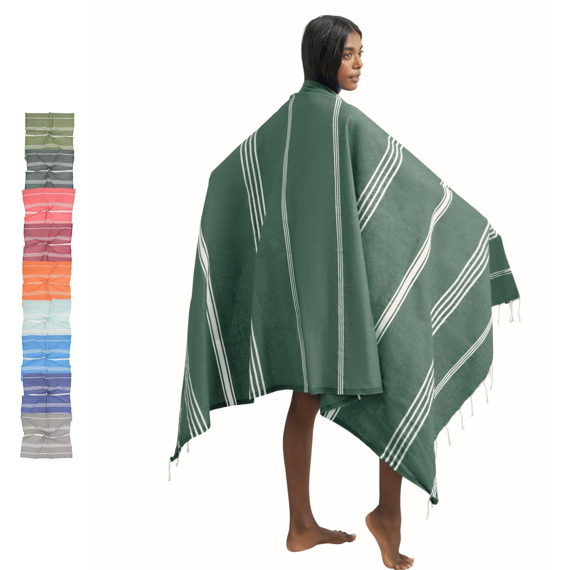 furora HOLIDAY Telo Mare Cotone - Grande 200x100 cm - Ultra Leggero - Asciugatura Rapida | Asciugamano Mare Donna e Uomo: Facile da Pulir - multifunzionale per Spiaggia, Piscina, Viaggio, Outdoor