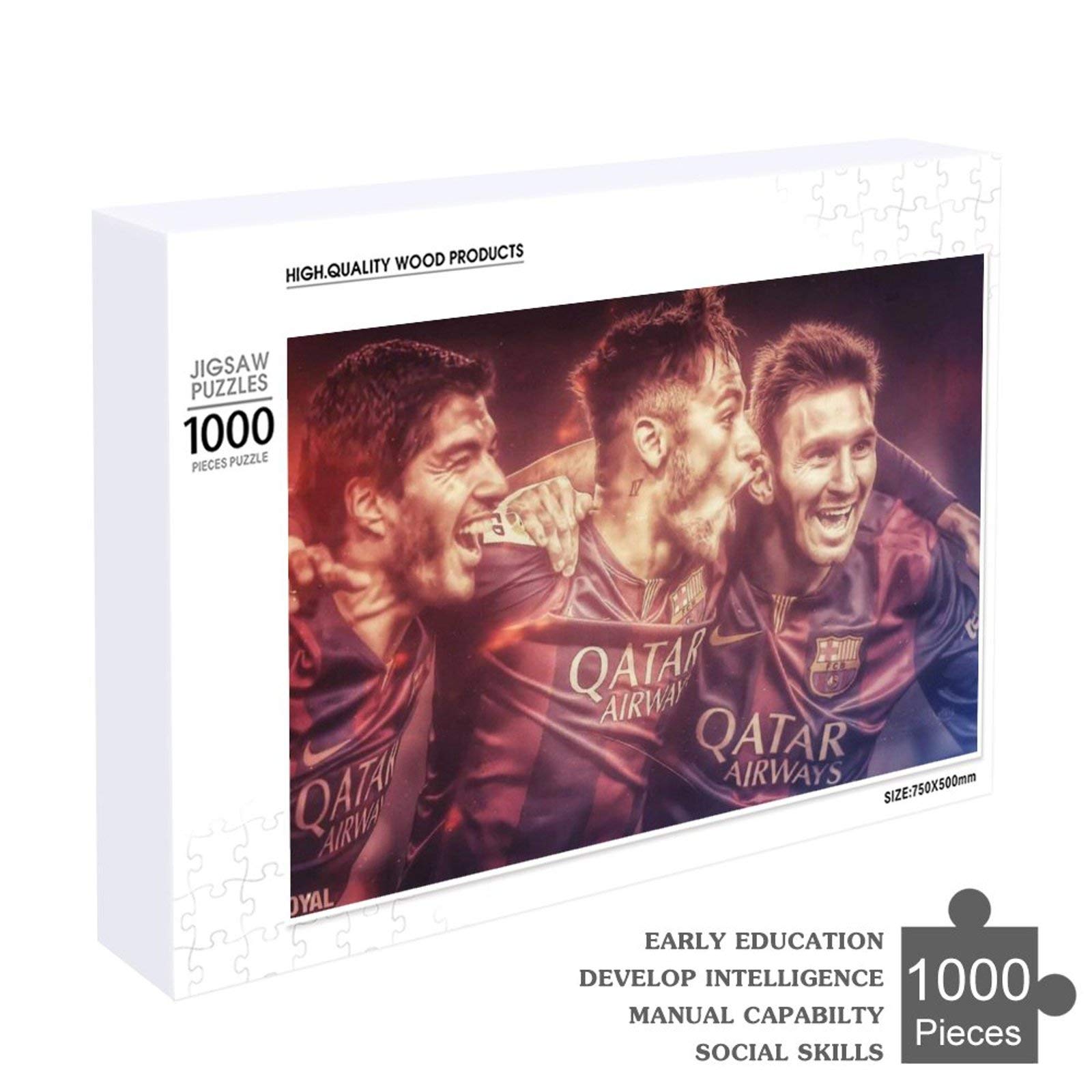 Amazon.co.jp: サッカーのスター トッ 1000ピース 知育玩具