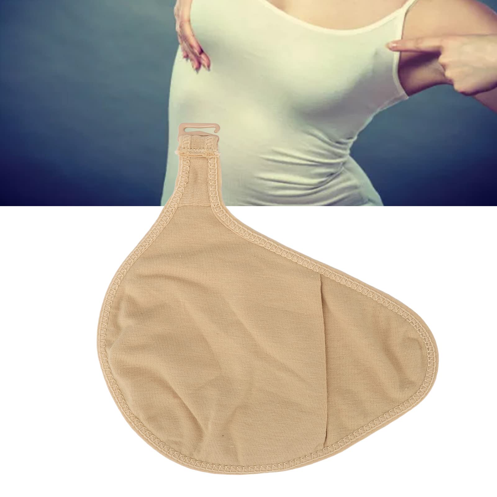 Tasca Protettiva Per Mastectomia - Cotone, Antisudore, Taglia M, Per Protezione Seno Post-Operatoria - Foto 4