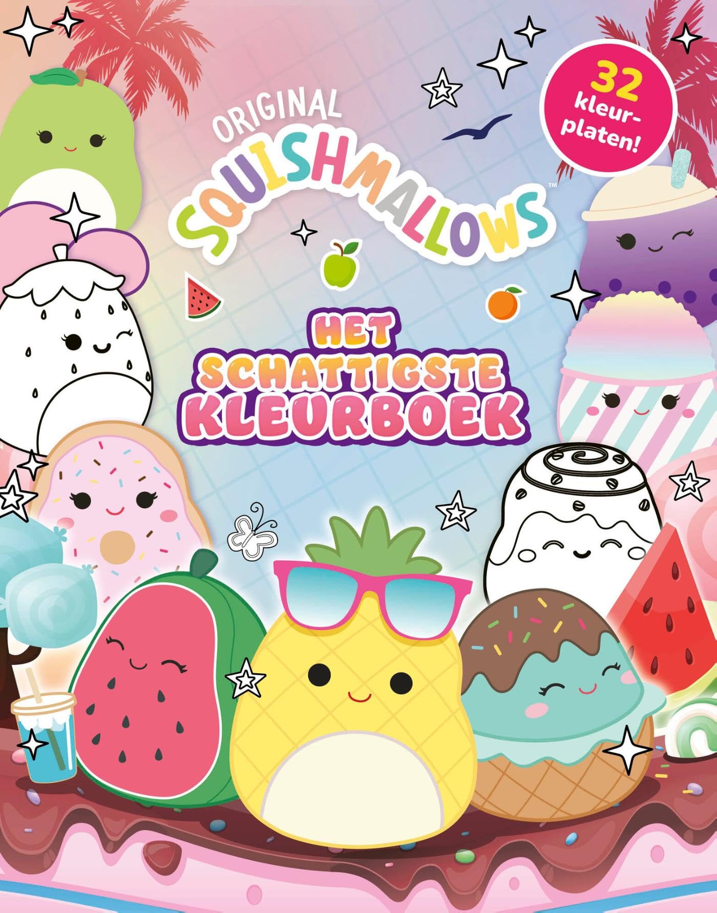 Het officiële Squishmallows kleurboek: Het schattigste kleurboek (De Super Squishy Club)